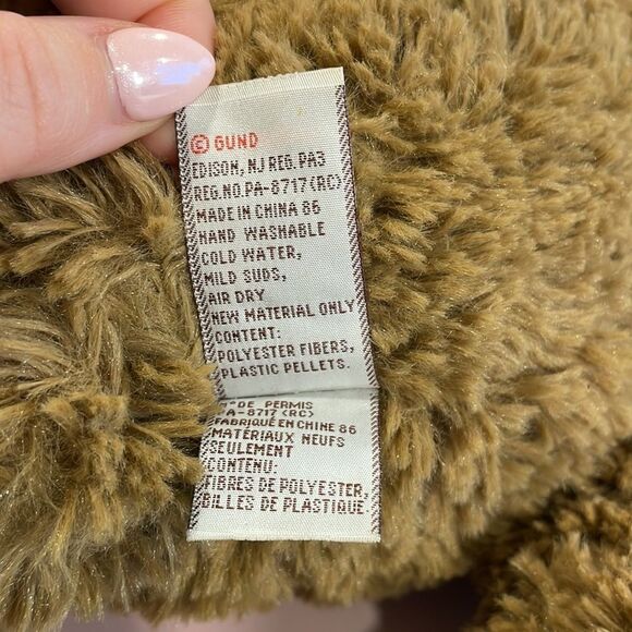 Gund Pinchy The Brown Teddy Bear 4040161 Plush 18" Stuffed Toy Lovey Excellent… - Picture 8 of 9